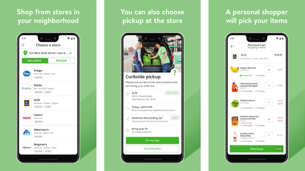 The Instacart application is available on Android and iOS devices